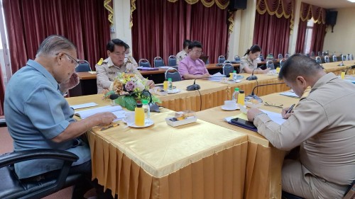 เทศบาลนครแม่สอด จัดประชุมคณะกรรมการสอบคัดเลือกพนักงานเทศบาลให้ดำรงตำแหน่งต่างสายงาน ฯ