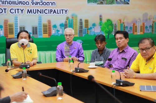 ทน.แม่สอด ร่วมประชุมกับบริษัท โทรคมนาคมแห่งชาติ จำกัด (มหาชน) และศูนย์บริการ NT แม่สอด 1