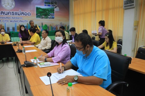 ทน.แม่สอด ประชุมเตรียมจัดงานสงกรานต์ ประจำปีงบประมาณ 2567