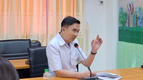 ทน.แม่สอด ร่วมกับโรงพยาบาลแม่สอด ประชุมแนวทางการขับเคลื่อนนโยบาย 30 บาทรักษาทุกโรค ด้วยบัตรประจำตัวประชาชนใบเดียว