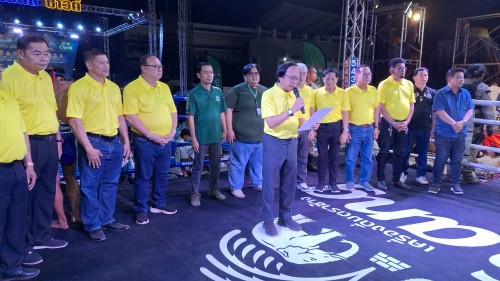 ทน.แม่สอด ร่วมพิธีเปิดงานศึกช้างมวยไทยเกียรติเพชรสัญจรมหากุศลฯ ณ สนามกีฬาสมเด็จพระนเรศวรมหาราช (สนามมวย ชั่วคราว) 