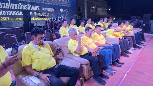 ทน.แม่สอด ร่วมพิธีเปิดงานศึกช้างมวยไทยเกียรติเพชรสัญจรมหากุศลฯ ณ สนามกีฬาสมเด็จพระนเรศวรมหาราช (สนามมวย ชั่วคราว) 