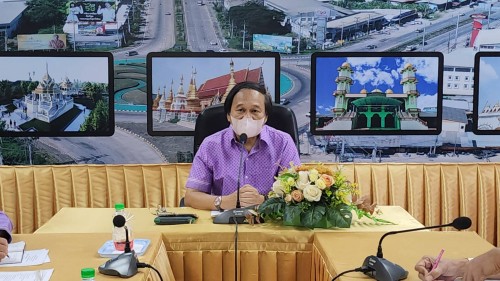 ทน.แม่สอด ร่วมกับคณะกรรมการวัด จัดประชุมเตรียมงานประเพณีสงกรานต์ ประจำปีงบประมาณ 2567 