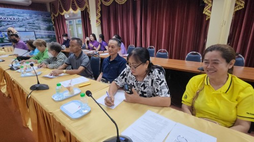 ทน.แม่สอด ร่วมกับคณะกรรมการวัด จัดประชุมเตรียมงานประเพณีสงกรานต์ ประจำปีงบประมาณ 2567 