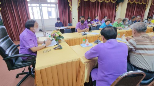 ทน.แม่สอด ร่วมกับคณะกรรมการวัด จัดประชุมเตรียมงานประเพณีสงกรานต์ ประจำปีงบประมาณ 2567 