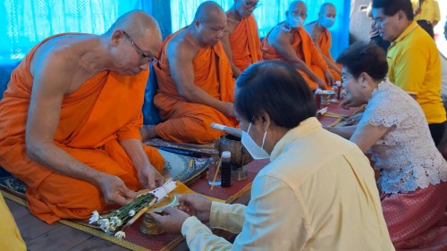 เทศบาลนครแม่สอด เข้าร่วมพิธีทำบุญทอดผ้าป่าสามัคคีชุมชนร่วมใจ