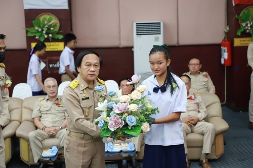 จัดโครงการปัจฉิมนิเทศนักเรียนที่สำเร็จการศึกษา ประจำปีการศึกษา 2566 