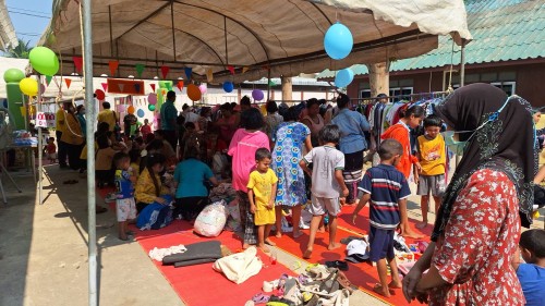 ทน.แม่สอด จัดกิจกรรมตลาดนัดปันสุข ครั้งที่ 2 ณ ชุมชนวัดหลวง