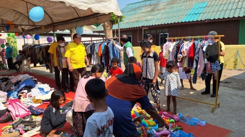 ทน.แม่สอด จัดกิจกรรมตลาดนัดปันสุข ครั้งที่ 2 ณ ชุมชนวัดหลวง