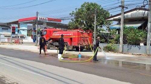 ทน.แม่สอด ลงพื้นที่ติดตามความคืบหน้า โครงการพัฒนาตามผังเมืองรวมเมืองแม่สอด อำเภอแม่สอด จังหวัดตาก
