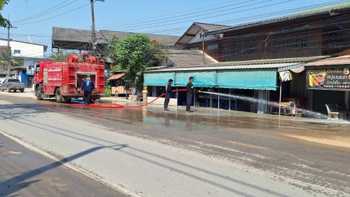 ทน.แม่สอด ลงพื้นที่ติดตามความคืบหน้า โครงการพัฒนาตามผังเมืองรวมเมืองแม่สอด อำเภอแม่สอด จังหวัดตาก
