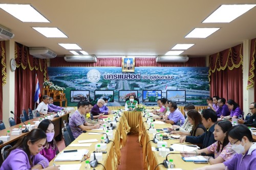 เทศบาลนครแม่สอด จัดประชุมหัวหน้าส่วนราชการ ครั้งที่ 4/2567 ประจำเดือน เมษายน 2567