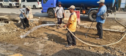 ทน.แม่สอด ลงพื้นที่ติดตามความคืบหน้า โครงการพัฒนาตามผังเมืองรวมเมืองแม่สอด อำเภอแม่สอด จังหวัดตาก