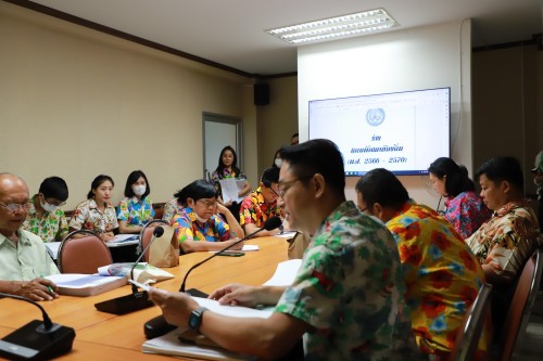 เทศบาลนครแม่สอด จัดประชุมคณะกรรมการสนับสนุนการจัดทำแผนพัฒนาท้องถิ่น เพื่อจัดทำร่างแผนพัฒนาท้องถิ่น (พ.ศ.2566 - 2570) 