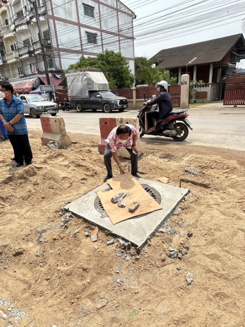 ทน.แม่สอด ลงพื้นที่ติดตามความคืบหน้า โครงการพัฒนาตามผังเมืองรวมเมืองแม่สอด อำเภอแม่สอด จังหวัดตาก