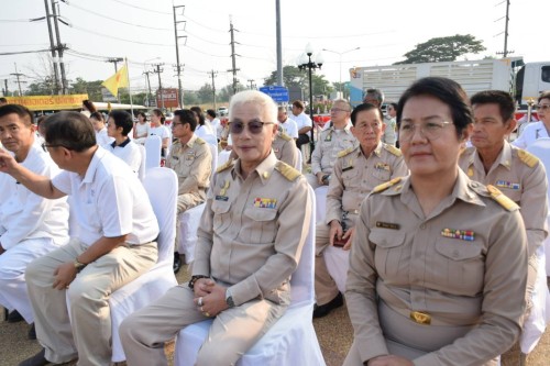 เทศบาลนครแม่สอด เข้าร่วมพิธีทำบุญครบรอบ 1 ปี วงเวียนสมเด็จพระเจ้าตากสินมหาราช