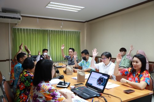 ทน.แม่สอด จัดประชุมคณะกรรมการติดตามและประเมินผลแผนพัฒนา  เทศบาลนครแม่สอด ประจำปีงบประมาณ พ.ศ. 2567