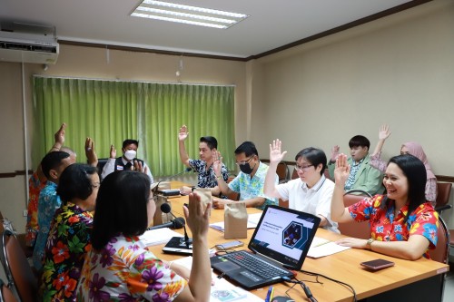ทน.แม่สอด จัดประชุมคณะกรรมการติดตามและประเมินผลแผนพัฒนา  เทศบาลนครแม่สอด ประจำปีงบประมาณ พ.ศ. 2567