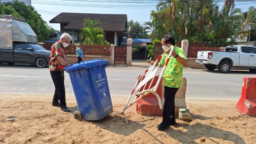 ทน.แม่สอด ลงพื้นที่ติดตามความคืบหน้า โครงการพัฒนาตามผังเมืองรวมเมืองแม่สอด อำเภอแม่สอด จังหวัดตาก