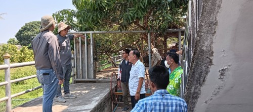 เทศบาลนครแม่สอด ร่วมกับกรมโยธาธิการและผังเมือง ลงพื้นที่เพื่อสำรวจ ปรับปรุงซ่อมแซมสถานีสูบน้ำ