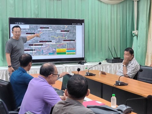 เทศบาลนครแม่สอด ร่วมกับกรมโยธาธิการและผังเมือง ลงพื้นที่เพื่อสำรวจ ปรับปรุงซ่อมแซมสถานีสูบน้ำ