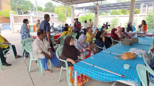 เทศบาลนครแม่สอด ร่วมกิจกรรมสร้างเสริมสุขภาพชมรมผู้สูงอายุ ประจำเดือนเมษายน 2567 ชุมชนอิสลาม