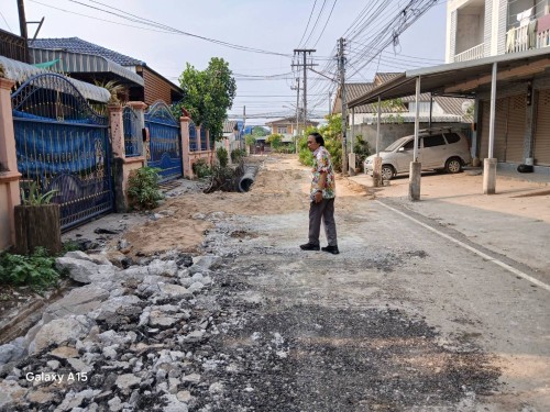 ทน.แม่สอด ลงพื้นที่ติดตามความคืบหน้า โครงการพัฒนาตามผังเมืองรวมเมืองแม่สอด อำเภอแม่สอด จังหวัดตาก