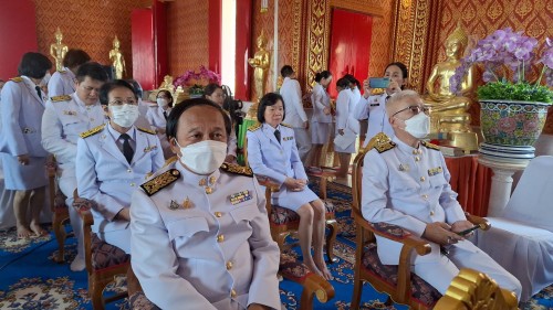 ทน.แม่สอด ร่วมพิธีเจริญพระพุทธมนต์ถวายพระพรชัยมงคล สมเด็จพระเจ้าลูกยาเธอเจ้าฟ้าทีปังกรรัศมีโชติ มหาวชิโรตตมางกูร สิริวิบูลยราชกุมาร