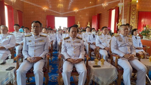 ทน.แม่สอด ร่วมพิธีเจริญพระพุทธมนต์ถวายพระพรชัยมงคล สมเด็จพระเจ้าลูกยาเธอเจ้าฟ้าทีปังกรรัศมีโชติ มหาวชิโรตตมางกูร สิริวิบูลยราชกุมาร