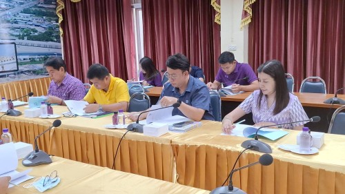 เทศบาลนครแม่สอด จัดประชุมคณะกรรมการสอบคัดเลือกพนักงานเทศบาลให้ดำรงตำแหน่งต่างสายงาน ฯ ครั้งที่ 2/2567