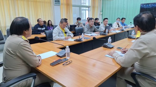 ทน.แม่สอด ประชุมจัดวางระบบสายสื่อสารโครงการก่อสร้างระบบจำหน่ายไฟฟ้าเป็นเคเบิลใต้ดินบริเวณถนนประสาทวิถีเขตเทศบาลนครแม่สอด