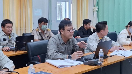 ทน.แม่สอด ประชุมจัดวางระบบสายสื่อสารโครงการก่อสร้างระบบจำหน่ายไฟฟ้าเป็นเคเบิลใต้ดินบริเวณถนนประสาทวิถีเขตเทศบาลนครแม่สอด