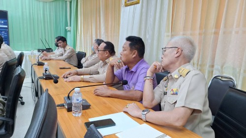 ทน.แม่สอด ประชุมจัดวางระบบสายสื่อสารโครงการก่อสร้างระบบจำหน่ายไฟฟ้าเป็นเคเบิลใต้ดินบริเวณถนนประสาทวิถีเขตเทศบาลนครแม่สอด