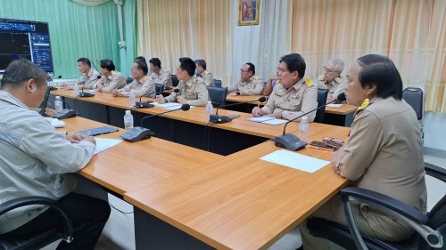 ทน.แม่สอด ประชุมจัดวางระบบสายสื่อสารโครงการก่อสร้างระบบจำหน่ายไฟฟ้าเป็นเคเบิลใต้ดินบริเวณถนนประสาทวิถีเขตเทศบาลนครแม่สอด