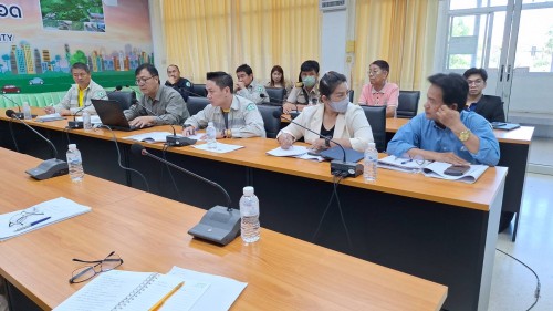 ทน.แม่สอด ประชุมจัดวางระบบสายสื่อสารโครงการก่อสร้างระบบจำหน่ายไฟฟ้าเป็นเคเบิลใต้ดินบริเวณถนนประสาทวิถีเขตเทศบาลนครแม่สอด