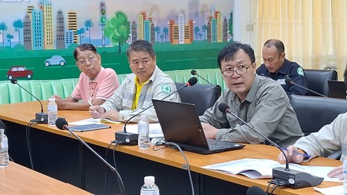 ทน.แม่สอด ประชุมจัดวางระบบสายสื่อสารโครงการก่อสร้างระบบจำหน่ายไฟฟ้าเป็นเคเบิลใต้ดินบริเวณถนนประสาทวิถีเขตเทศบาลนครแม่สอด