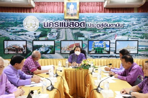 เทศบาลนครแม่สอด จัดประชุมหัวหน้าส่วนราชการ ครั้งที่ 5/2567 ประจำเดือนพฤษภาคม 2567