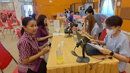 เทศบาลนครแม่สอด ตรวจสุขภาพประจำปี 2567 แก่พนักงาน และพนักงานจ้าง ในสังกัดเทศบาลนครแม่สอด