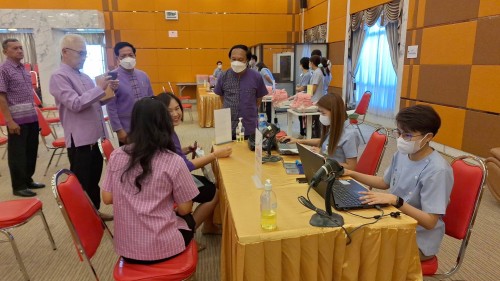 เทศบาลนครแม่สอด ตรวจสุขภาพประจำปี 2567 แก่พนักงาน และพนักงานจ้าง ในสังกัดเทศบาลนครแม่สอด
