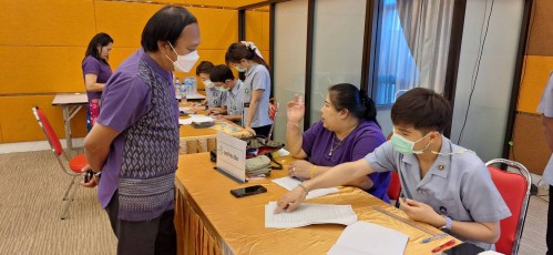 เทศบาลนครแม่สอด ตรวจสุขภาพประจำปี 2567 แก่พนักงาน และพนักงานจ้าง ในสังกัดเทศบาลนครแม่สอด