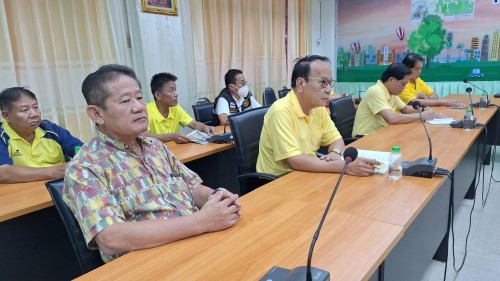 ทน.แม่สอด จัดประชุมวางแผนและลงพื้นที่สำรวจการปรับภูมิทัศน์สุสานบ้านเหนือ