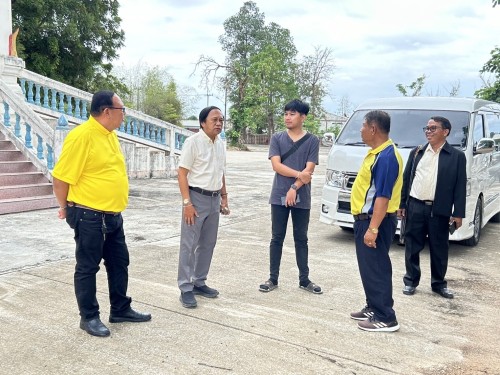 ทน.แม่สอด จัดประชุมวางแผนและลงพื้นที่สำรวจการปรับภูมิทัศน์สุสานบ้านเหนือ