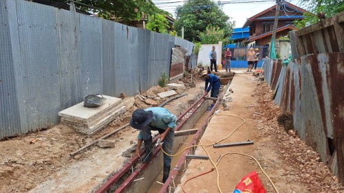ทน.แม่สอด ลงพื้นที่ติดตามความคืบหน้า โครงการพัฒนาตามผังเมืองรวมเมืองแม่สอด อำเภอแม่สอด จังหวัดตาก