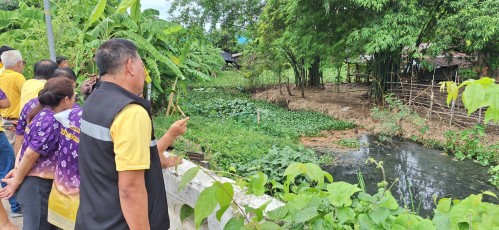 เทศบาลนครแม่สอด ลงพื้นที่สำรวจและวางแผนแก้ไข้ปัญหาลำห้วย ชุมชนสองแคว 1