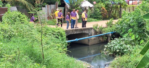 เทศบาลนครแม่สอด ลงพื้นที่สำรวจและวางแผนแก้ไข้ปัญหาลำห้วย ชุมชนสองแคว 1