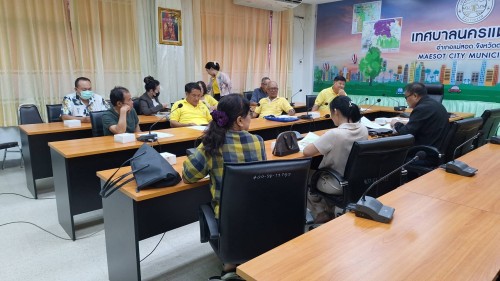 ทน.แม่สอด จัดประชุมแต่งตั้งคณะกรรมการสุสานดอนแก้ว และ (ร่าง) ระเบียบการขออนุญาตใช้สุสานและฌาปนสถาน