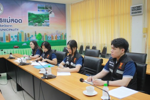 เทศบาลนครแม่สอด ต้อนรับคณะจาก สำนักงานคณะกรรมการกิจการ กระจายเสียง กิจการโทรทัศน์ และกิจการโทรคมนาคมแห่งชาติ