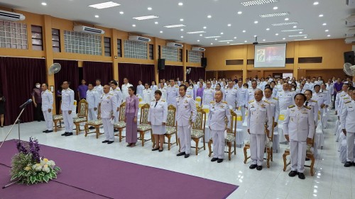 ทน.แม่สอด เข้าร่วมพิธีถวายเครื่องราชสักการะ วางพานพุ่ม และจุดเทียนถวายพระพรชัยมงคล สมเด็จพระนางเจ้าฯ พระบรมราชินี เนื่องในโอกาสวันเฉลิมพระชนมพรรษา 3 มิถุนายน 2567	