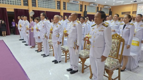 ทน.แม่สอด เข้าร่วมพิธีถวายเครื่องราชสักการะ วางพานพุ่ม และจุดเทียนถวายพระพรชัยมงคล สมเด็จพระนางเจ้าฯ พระบรมราชินี เนื่องในโอกาสวันเฉลิมพระชนมพรรษา 3 มิถุนายน 2567	