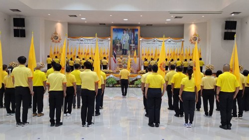 ทน.แม่สอด เข้าร่วมกิจกรรมเดิน วิ่ง ปั่น ธงตราสัญลักษณ์งานเฉลิมพระเกียรติพระบาทสมเด็จพระเจ้าอยู่หัว เนื่องในโอกาสพระราชพิธีมหามงคลเฉลิมพระชนมพรรษา 6 รอบ 28 กรกฎาคม 2567